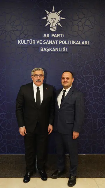AK Parti Kültür ve Sanat Politikaları Başkanlığı ziyareti
